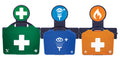 AuraPoint - 3 Unit Point - Large BS8599-1 Catering, Double Eyewash and Burns Kit - G&M Medical Supply
