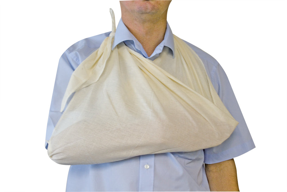 Calico Triangular Bandage - 90 x 127cm - G&M Medical Supply