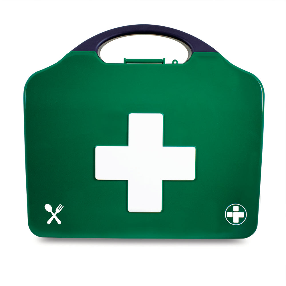 Masterchef Catering BS8599-1 First Aid Kit - Large - Aura3 Box - Large - Green - G&M Medical Supply