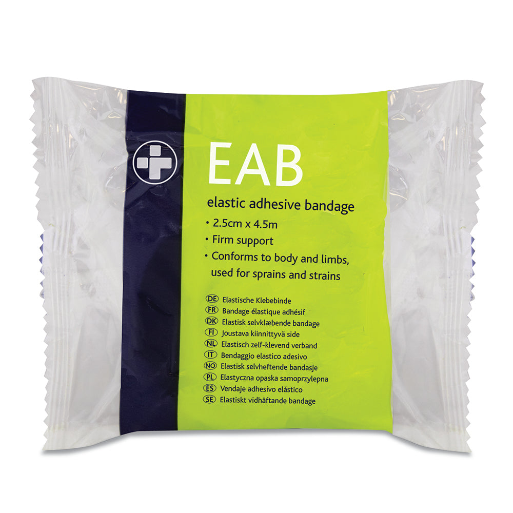 Elastic Adhesive Bandage - 2.5cm x 4.5m - G&M Medical Supply