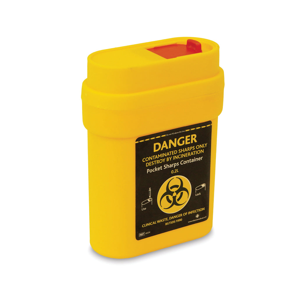 Sharps Container - 0.2ltr - G&M Medical Supply