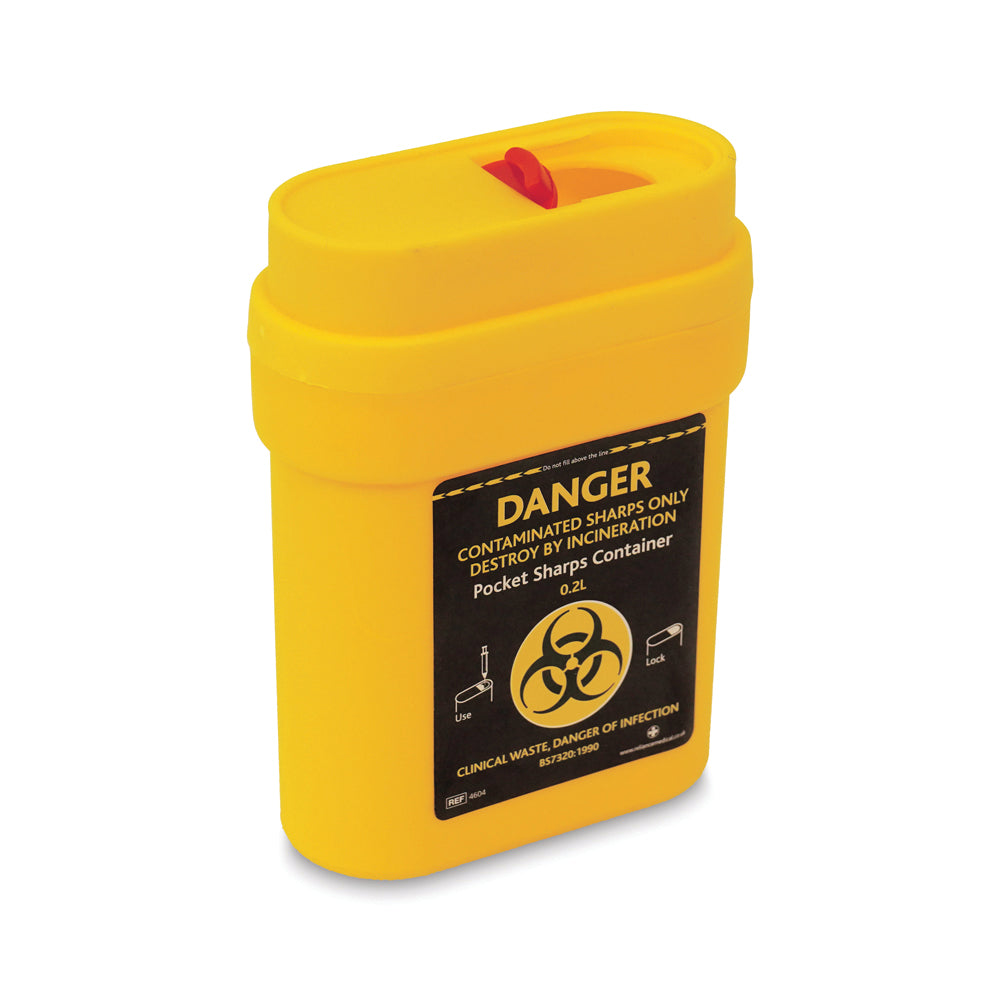 Sharps Container - 0.2ltr - G&M Medical Supply
