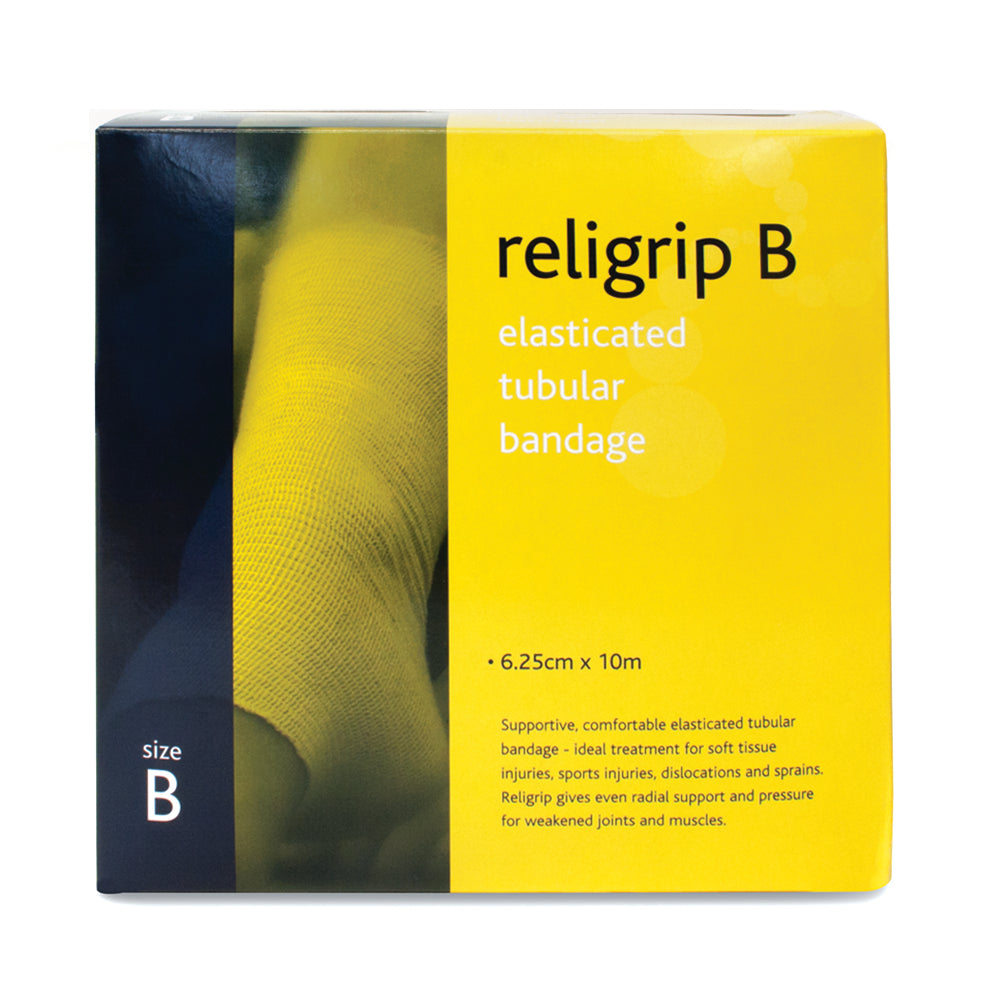 Religrip Elasticated Tubular Bandage - Size B - 10m - G&M Medical Supply