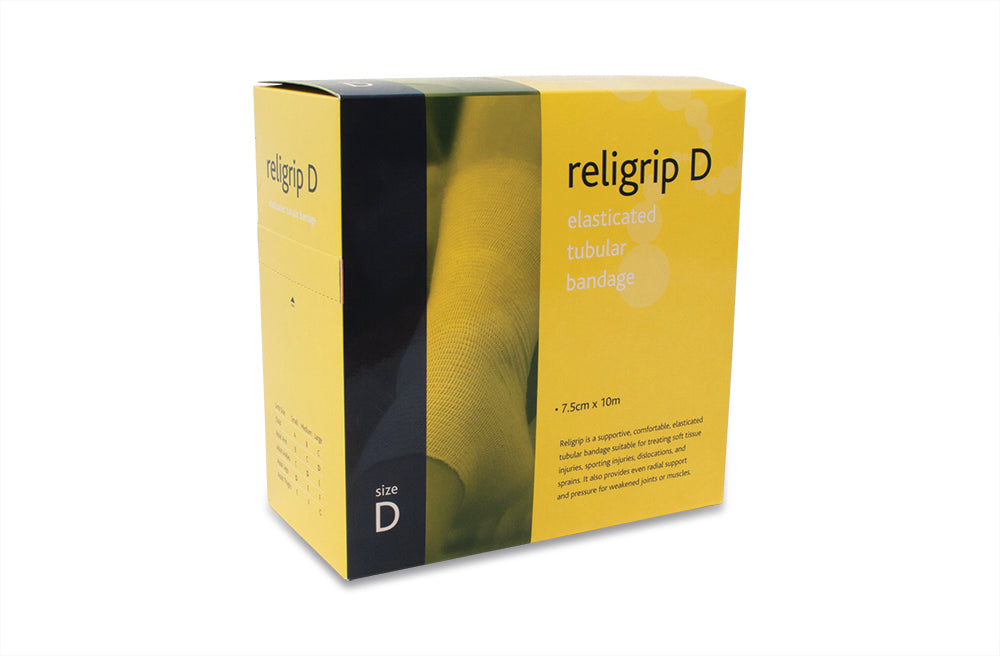 Religrip Elasticated Tubular Bandage - Size D - 10m - G&M Medical Supply