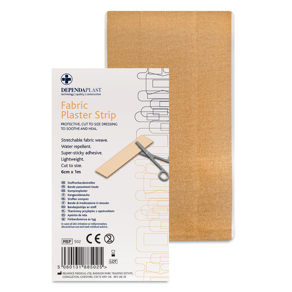 Dependaplast Advanced Fabric Plaster Strip - 6cm x 1m - G&M Medical Supply