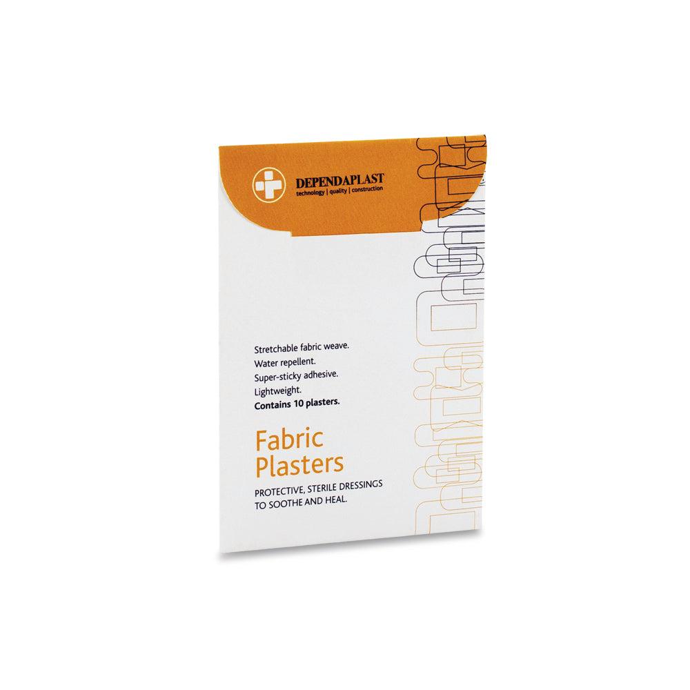 Dependaplast - Advanced Fabric Plasters - Assorted - Pale - Wallet of 10 - G&M Medical Supply