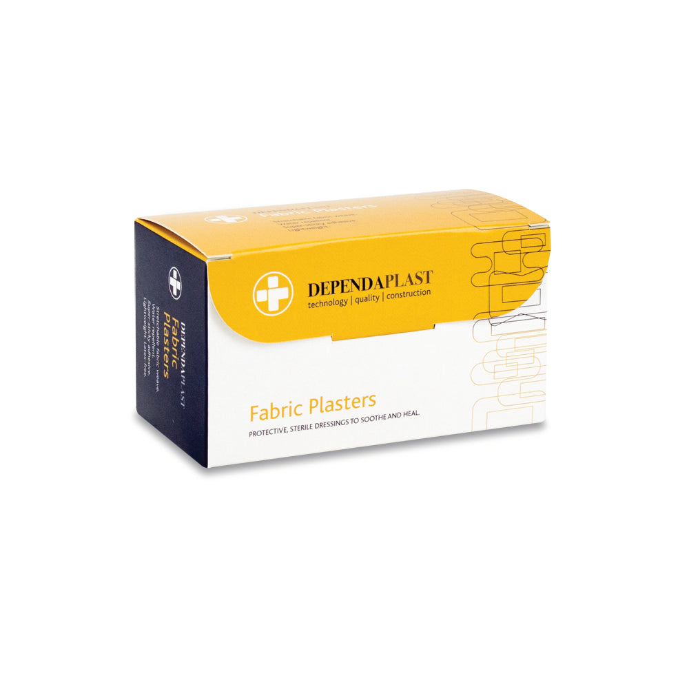 Dependaplast - Advanced Fabric Plasters - 4cm x 4cm - Pale - Box of 100 - G&M Medical Supply
