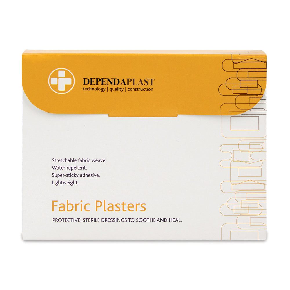 Dependaplast - Advanced Fabric Plasters - Assorted - Pale - Box of 100 - G&M Medical Supply