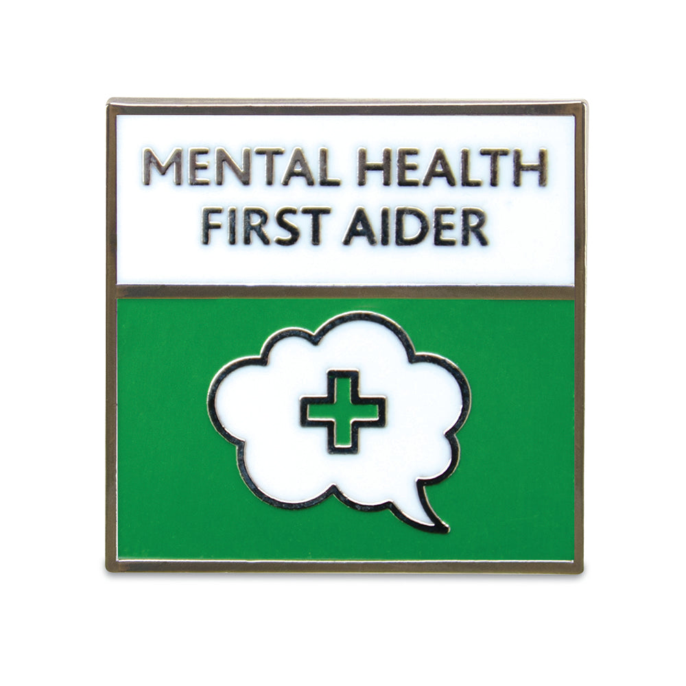 Metal Badge - Mental Health First Aider - G&M Medical Supply