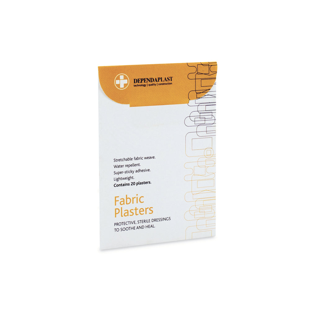 Dependaplast - Advanced Fabric Plasters - Assorted - Pale - Wallet of 20 - G&M Medical Supply