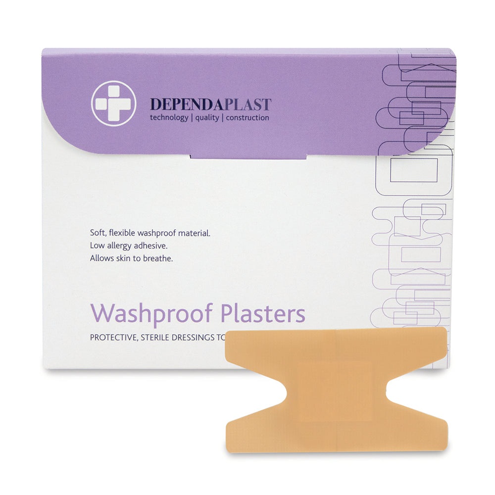 Dependaplast - Washproof Plasters - Anchor - Pale - Box of 50 - G&M Medical Supply