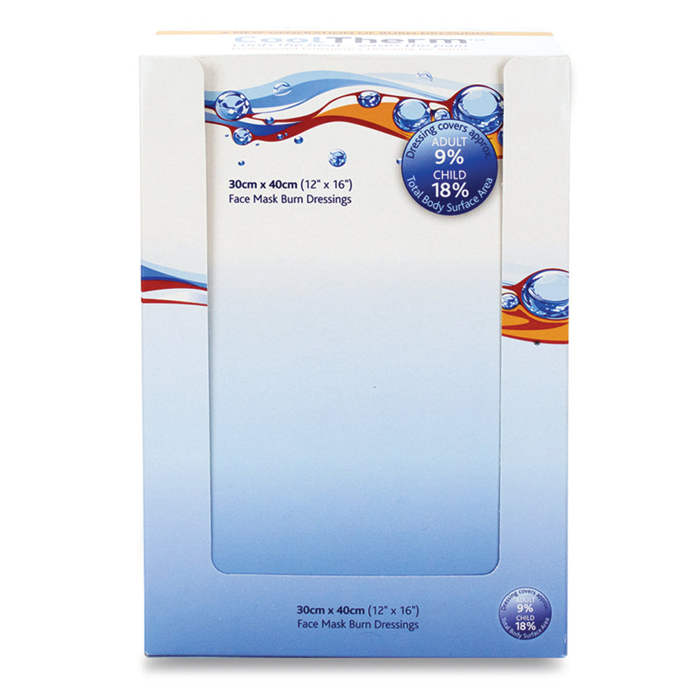 CoolTherm Burn Relief Dressing Face Mask 30cm x 40cm - G&M Medical Supply