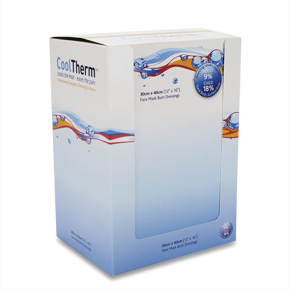 CoolTherm Burn Relief Dressing Face Mask 30cm x 40cm - G&M Medical Supply