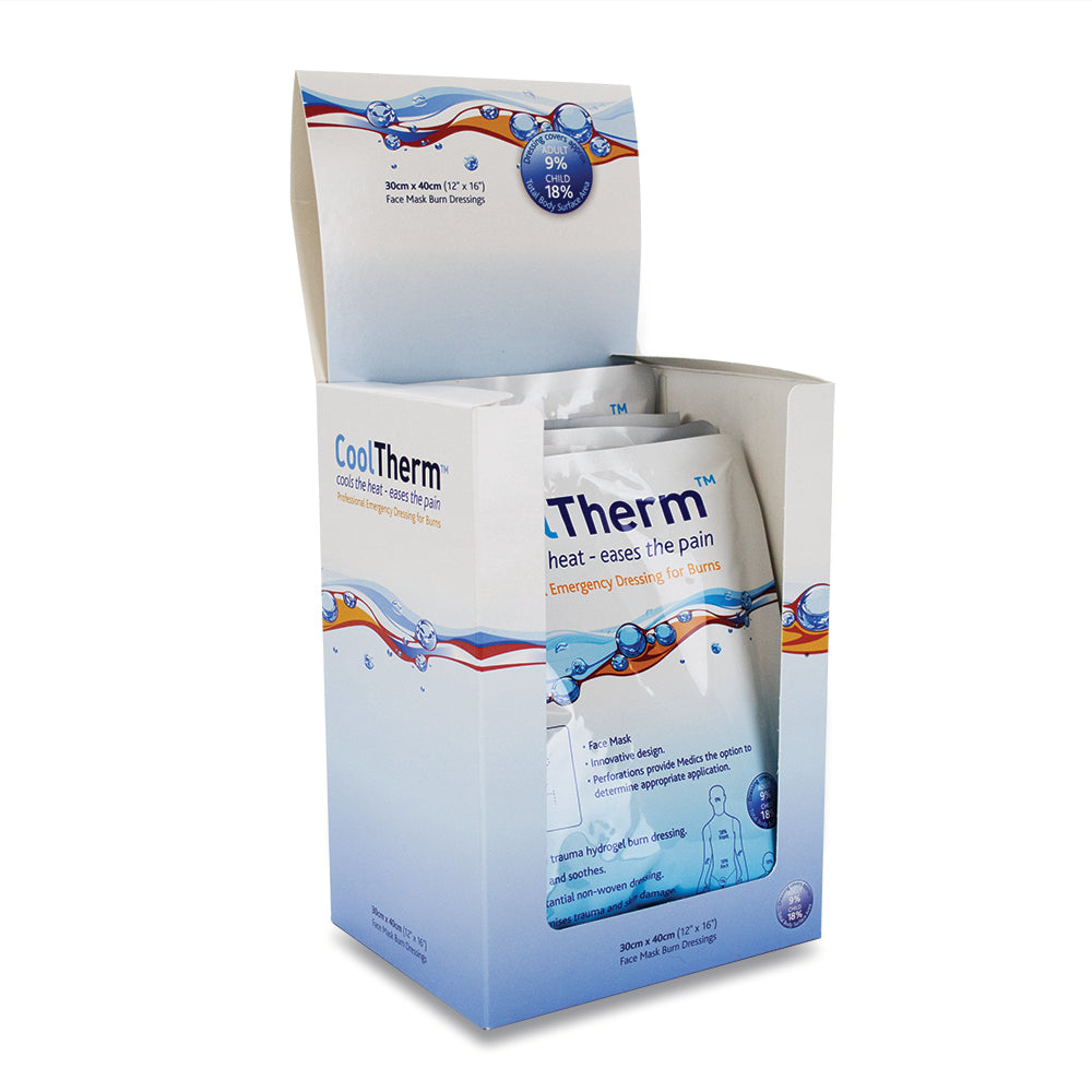 CoolTherm Burn Relief Dressing Face Mask 30cm x 40cm - G&M Medical Supply