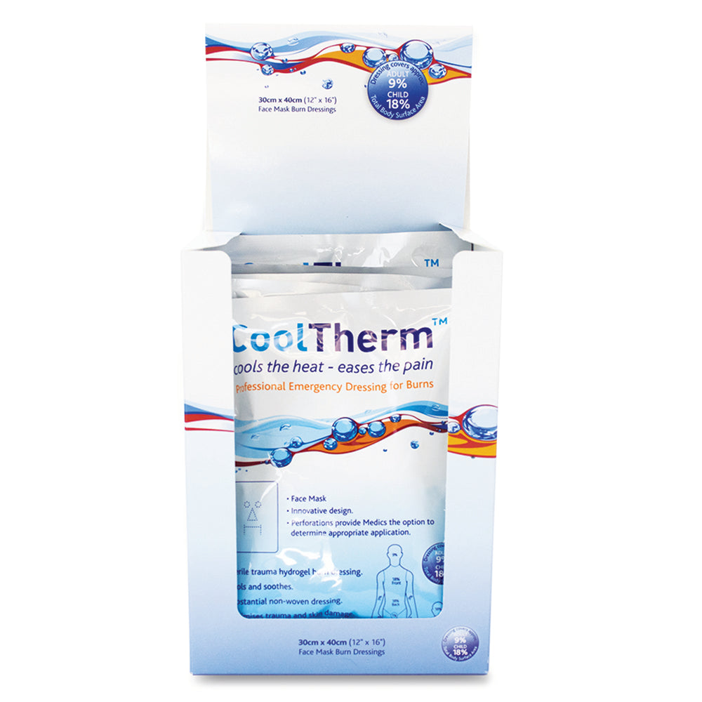 CoolTherm Burn Relief Dressing Face Mask 30cm x 40cm - G&M Medical Supply