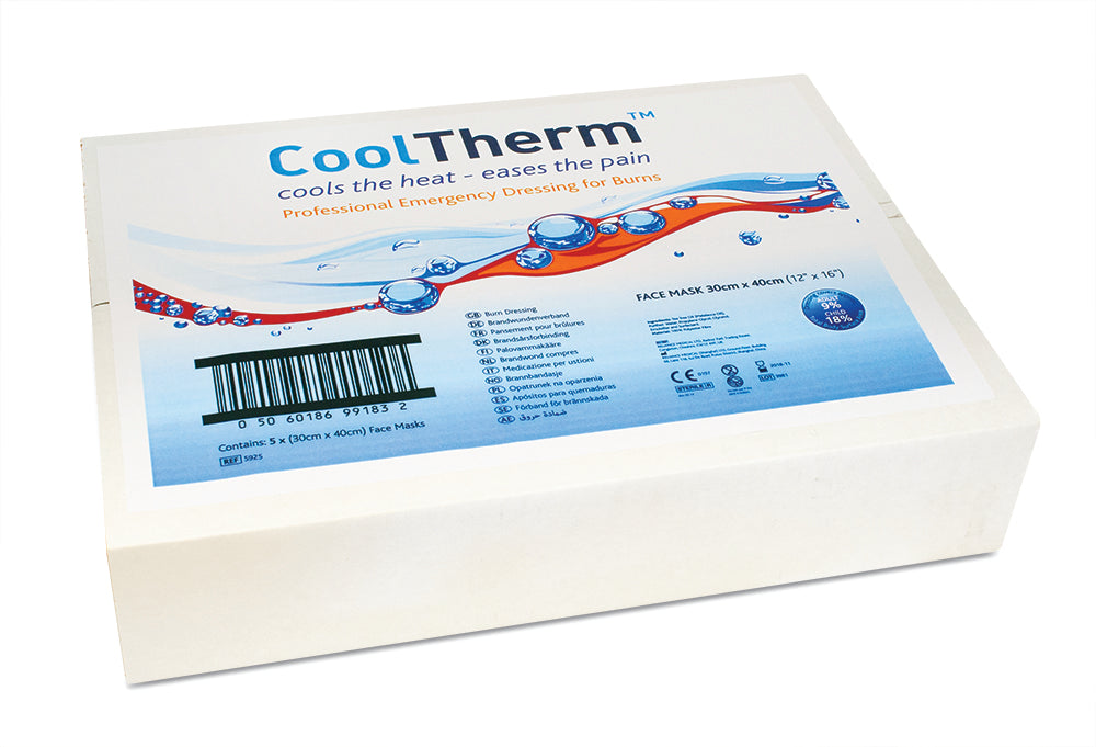 CoolTherm Burn Relief Dressing Face Mask 30cm x 40cm - G&M Medical Supply