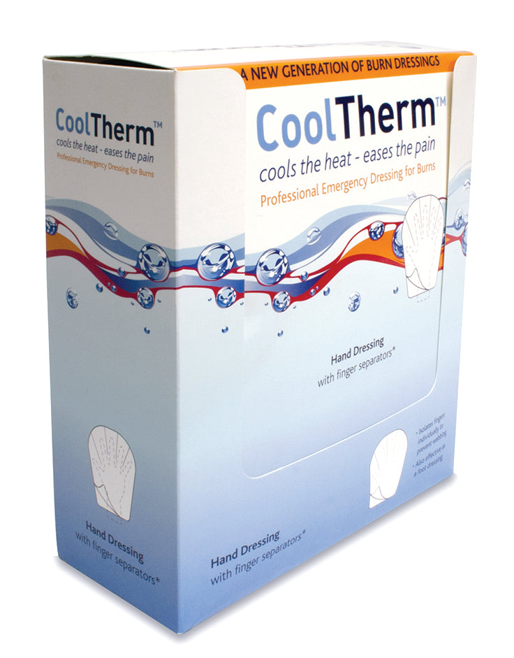 CoolTherm Burn Relief Gel Dressing - Glove 24cm x 34cm - G&M Medical Supply