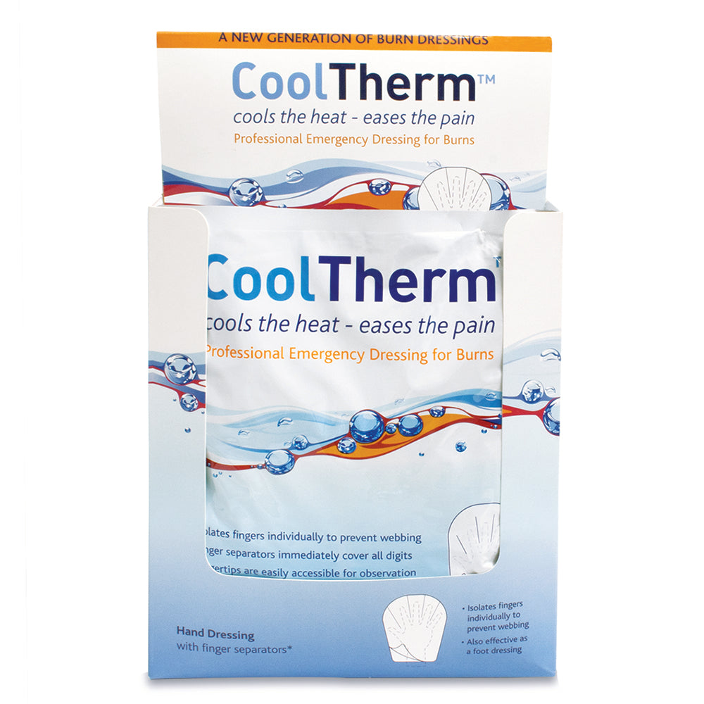 CoolTherm Burn Relief Gel Dressing - Glove 24cm x 34cm - G&M Medical Supply