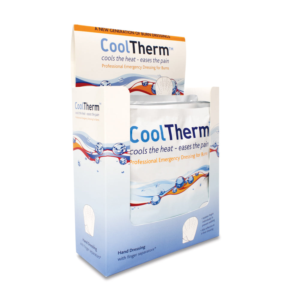 CoolTherm Burn Relief Gel Dressing - Glove 24cm x 34cm - G&M Medical Supply