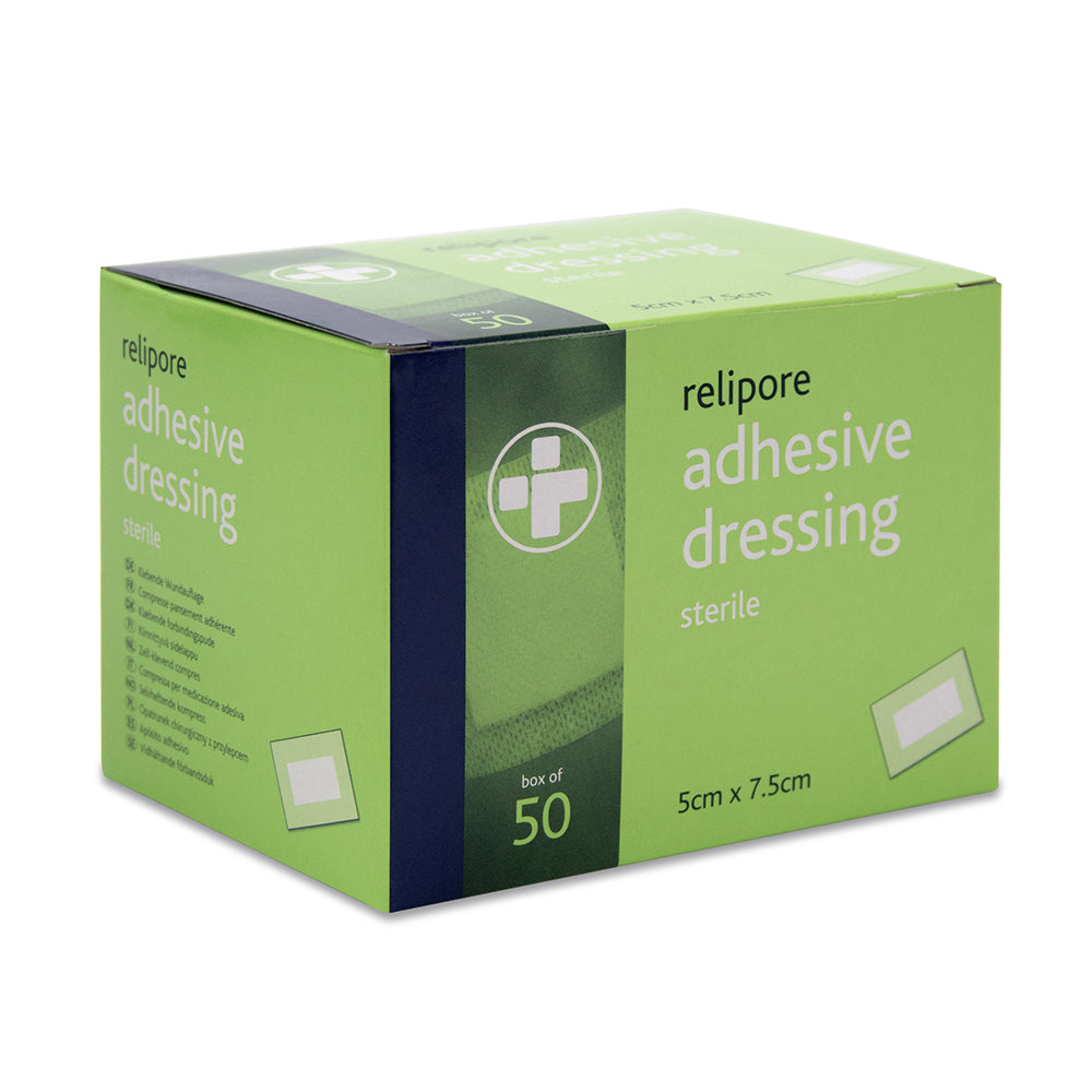Relipore Adhesive Dressing - 5cm x 7.5cm - G&M Medical Supply