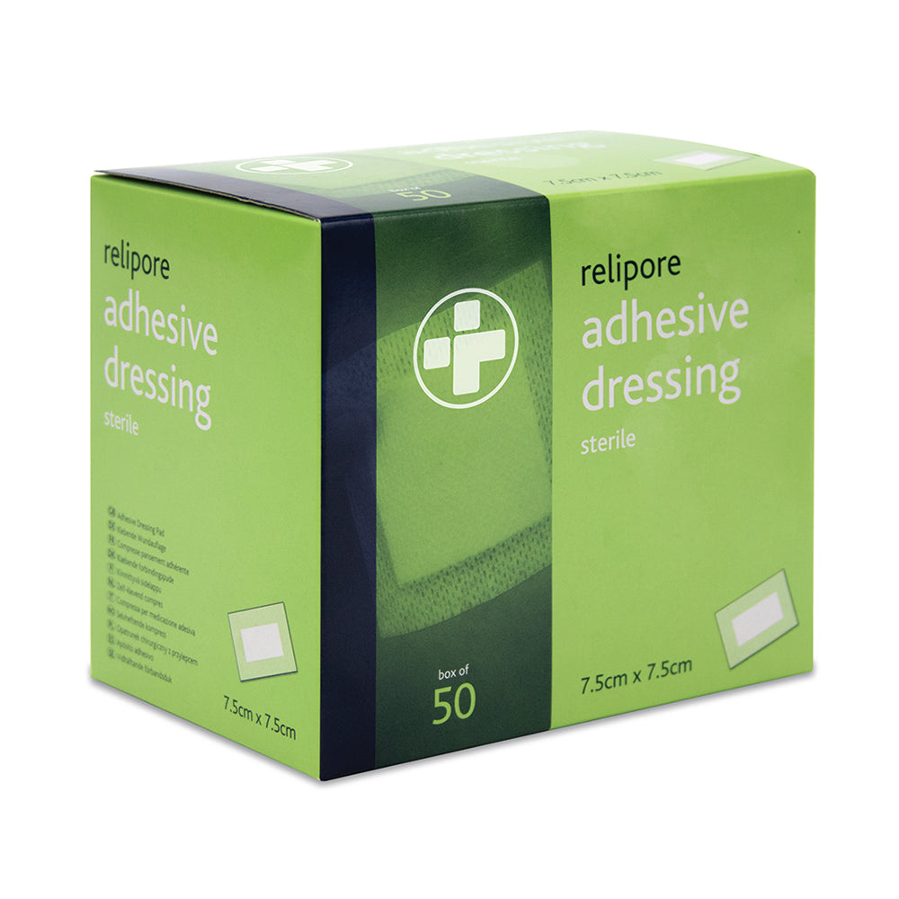 Relipore Adhesive Dressing - 7.5cm x 7.5cm - G&M Medical Supply