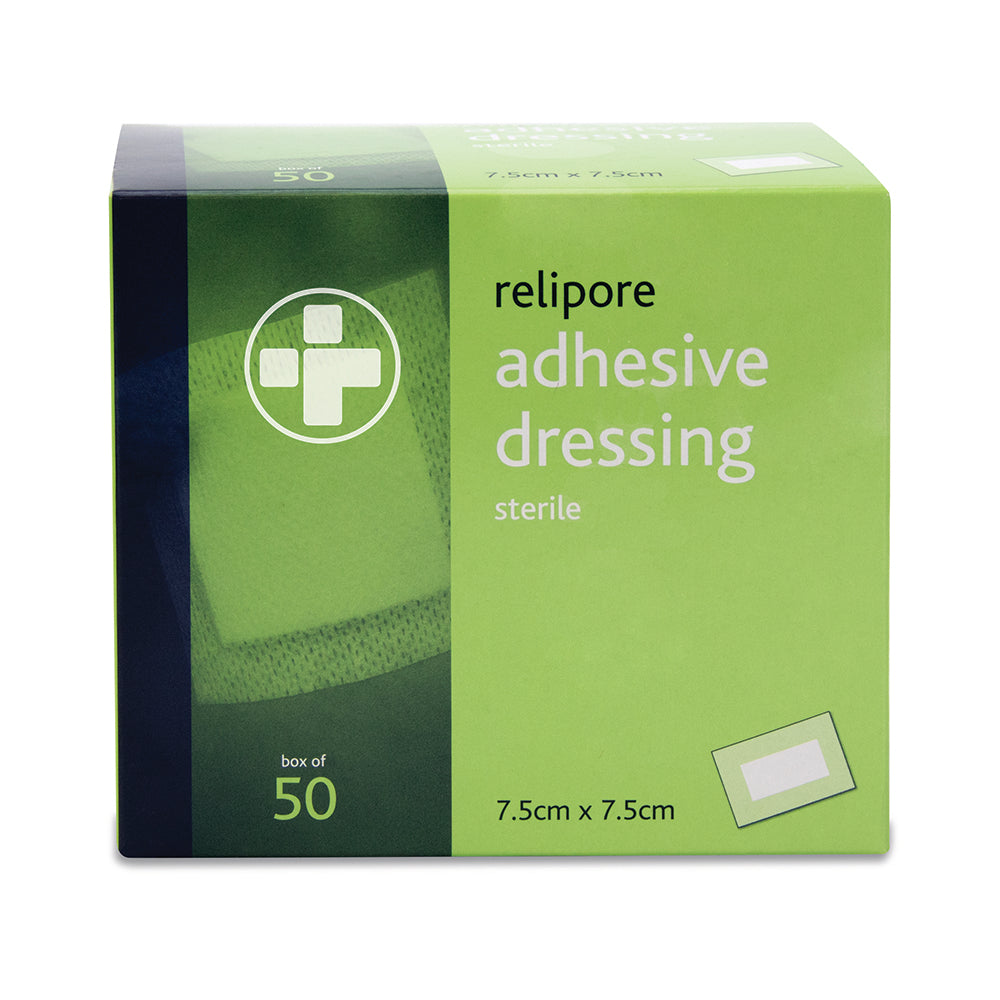 Relipore Adhesive Dressing - 7.5cm x 7.5cm - G&M Medical Supply