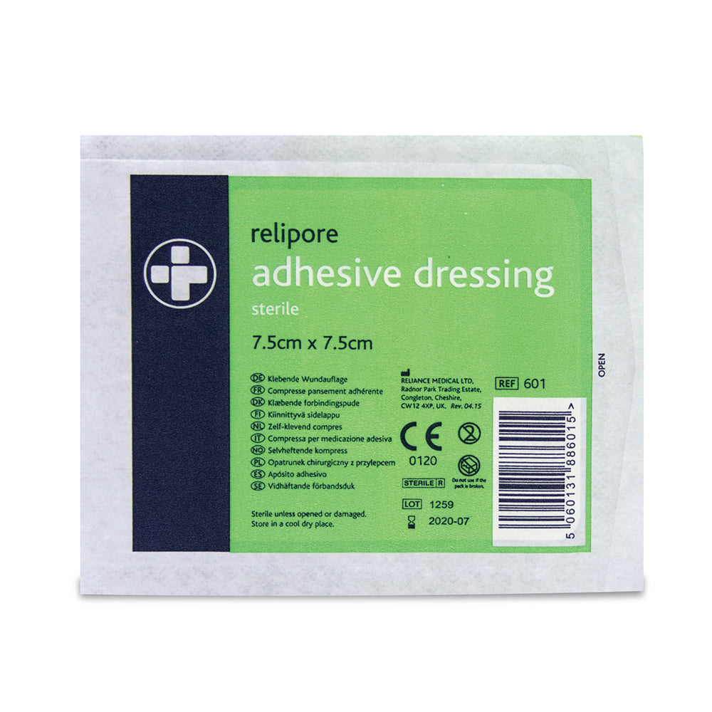 Relipore Adhesive Dressing - 7.5cm x 7.5cm - G&M Medical Supply