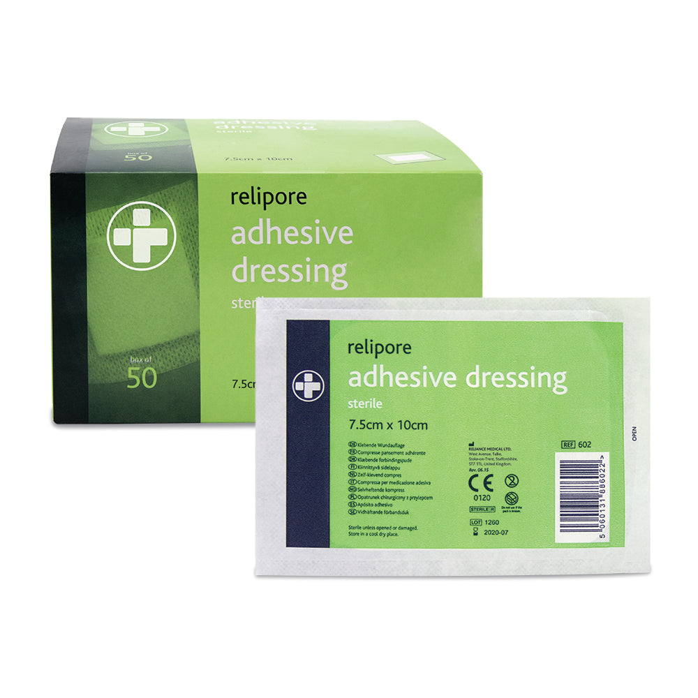 Relipore Adhesive Dressing - 7.5cm x 10cm - G&M Medical Supply