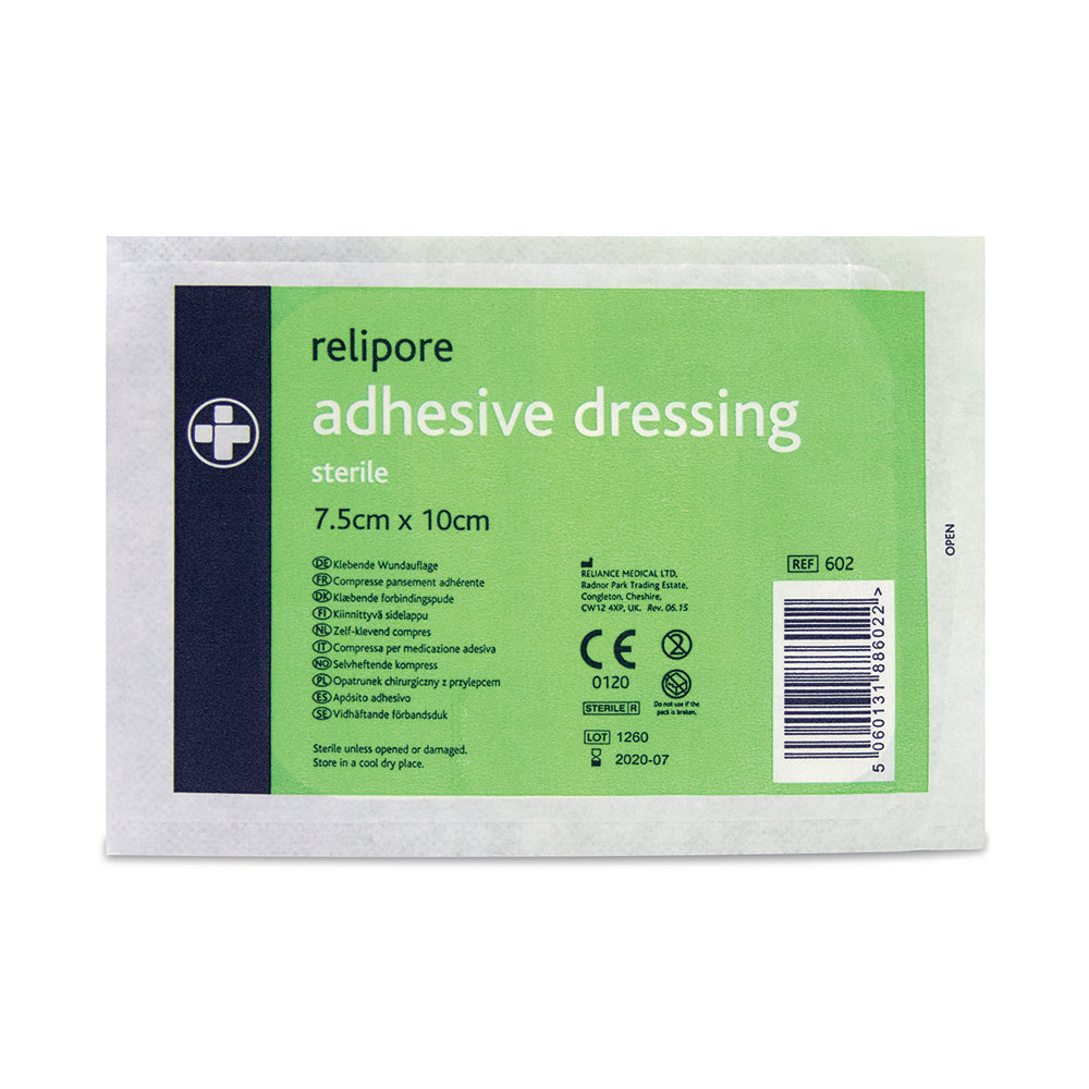 Relipore Adhesive Dressing - 7.5cm x 10cm - G&M Medical Supply