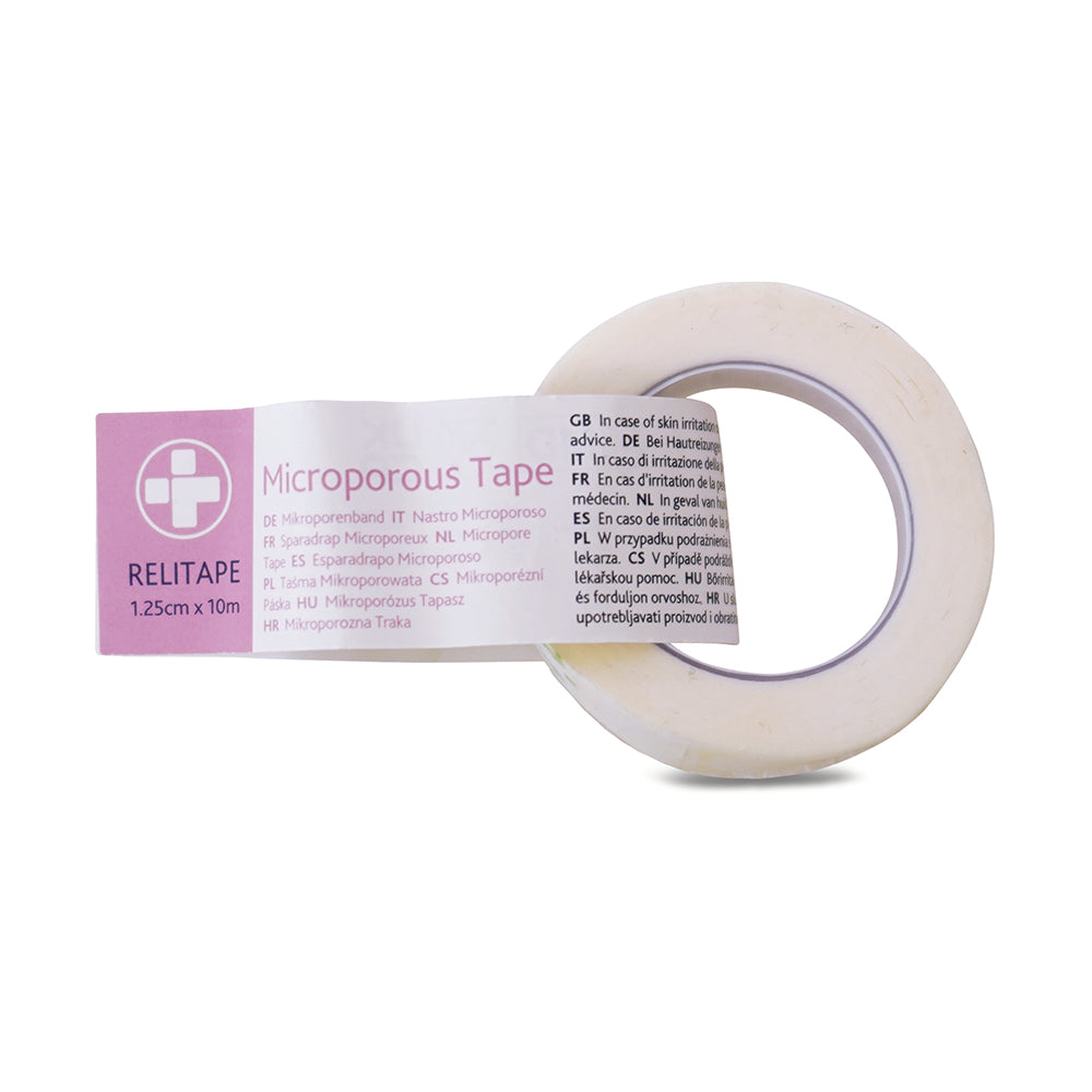 Relitape - Microporous Tape - 1.25cm x 10m - G&M Medical Supply