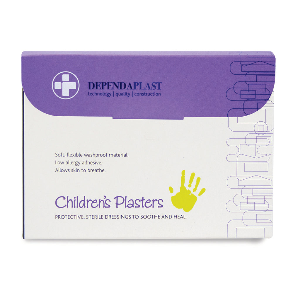 Dependaplast - Washproof Plasters - Assorted - Childrens - Box of 100 - G&M Medical Supply