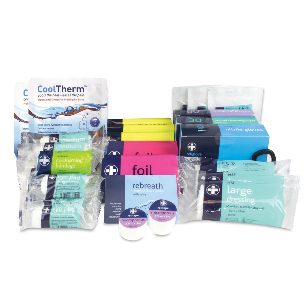 Refill for Workplace BS8599-1 First Aid Kit - Medium (343/3271/3401) - G&M Medical Supply