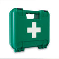 Masterchef Catering BS8599-1 First Aid Kit - Medium - Oxford Box Inc Bracket - Green - G&M Medical Supply