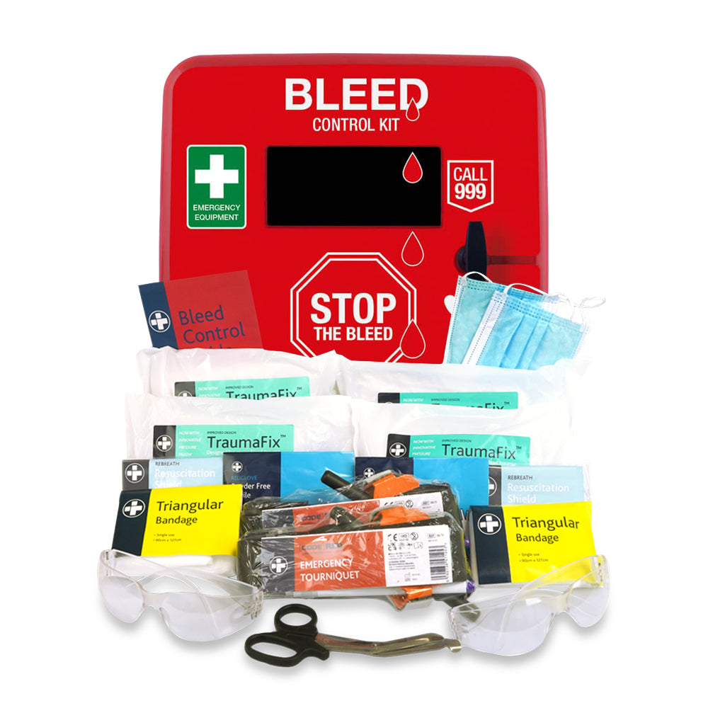 Public Access Trauma (PAcT) First Aid Kit - 3 Application - Bleed Control Cabinet - G&M Medical Supply