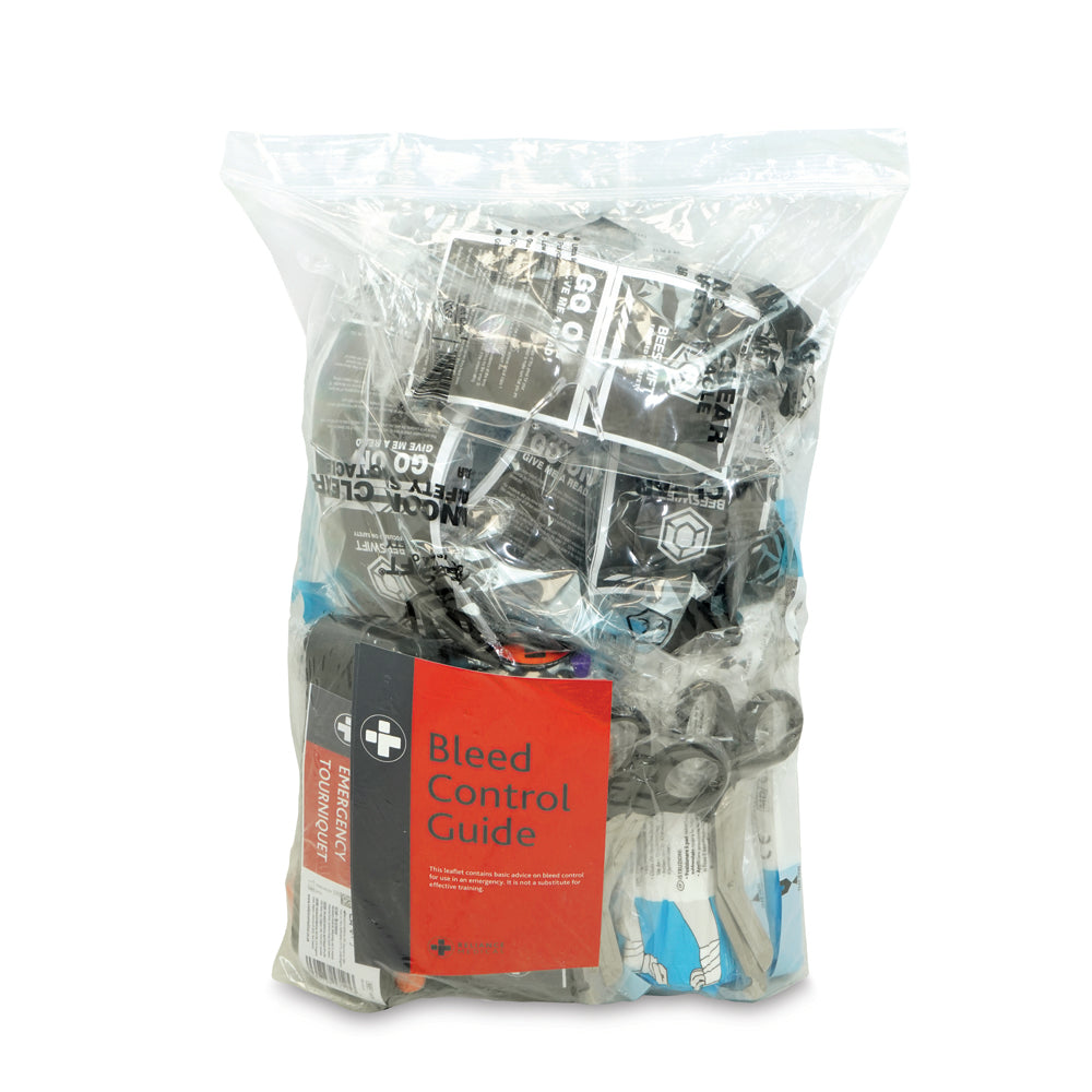 Public Access Trauma (PAcT) First Aid Kit - Red Poly Bag - G&M Medical Supply
