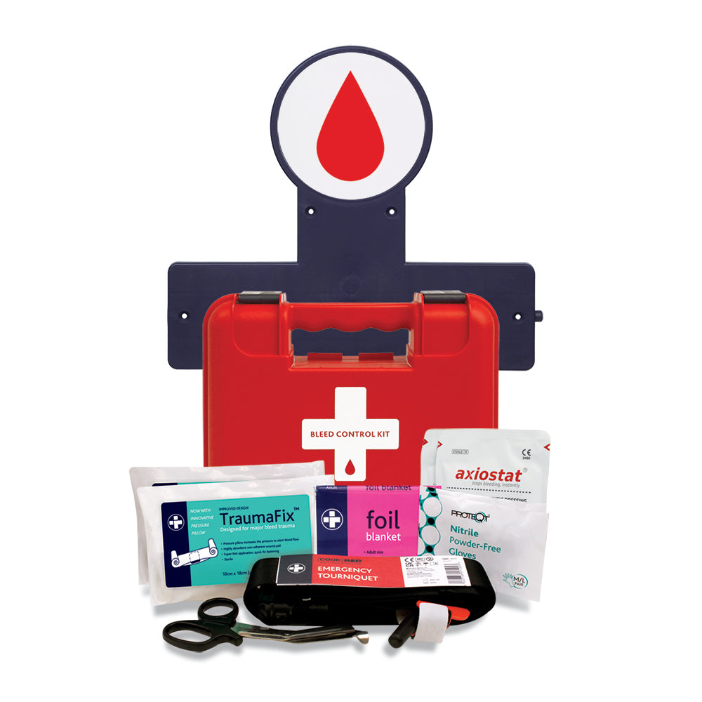 AuraPoint - BS8599-1: 2019 Critical Injury Pack - Bleed Control Kit Titan Box - Small - G&M Medical Supply