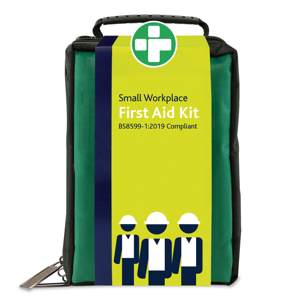 Workplace BS8599-1 First Aid Kit - Small - Stockholm Bag - One Size - Green - G&M Medical Supply
