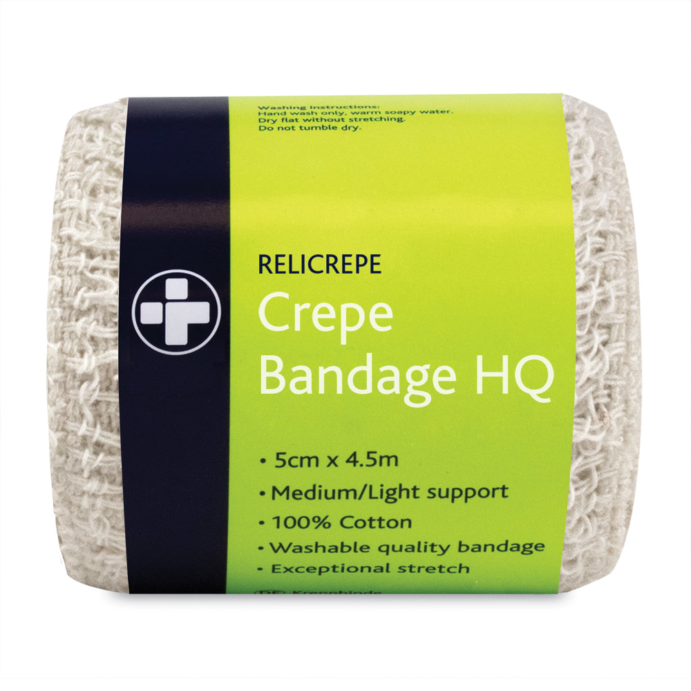 Relicrepe Crepe Bandage HQ - 5.0cm x 4m - G&M Medical Supply