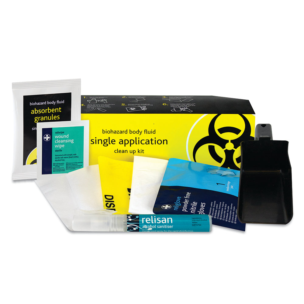 Biohazard Kit - Body Fluid Clean-Up - 1 Application - G&M Medical Supply