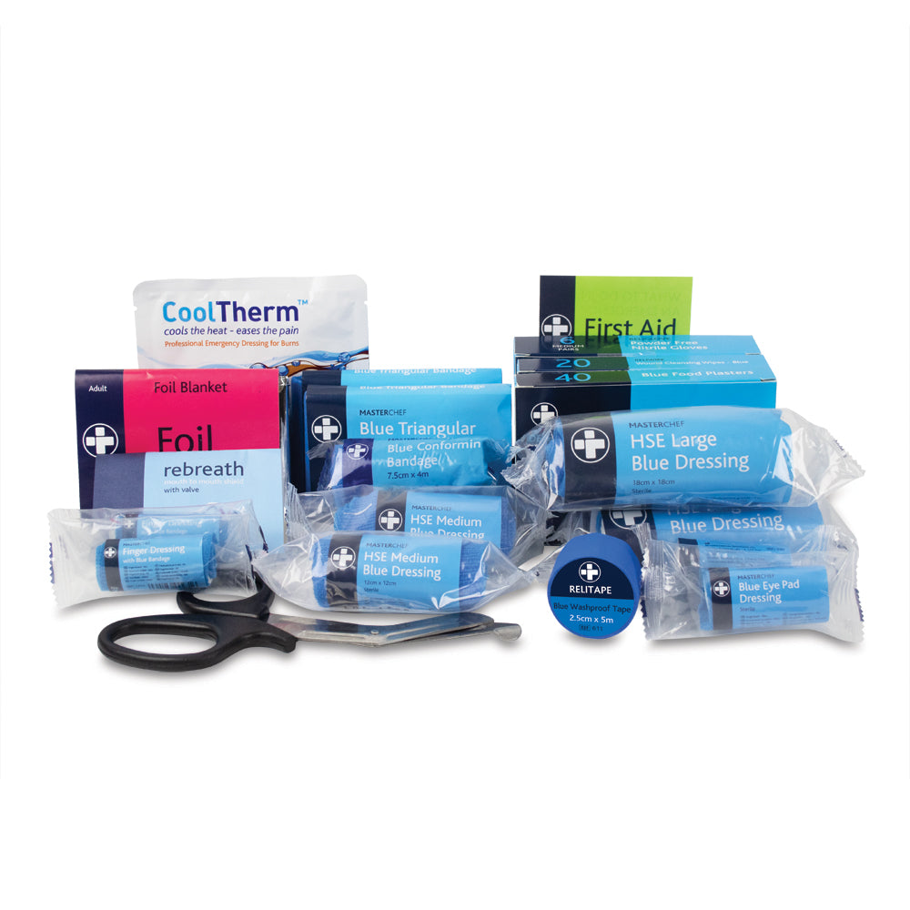 Refill for Masterchef Catering BS8599-1 First Aid Kit - Small (427/672) - G&M Medical Supply