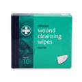 Reliwipe Saline Wound Cleansing Wipes - Box of 10 - G&M Medical Supply