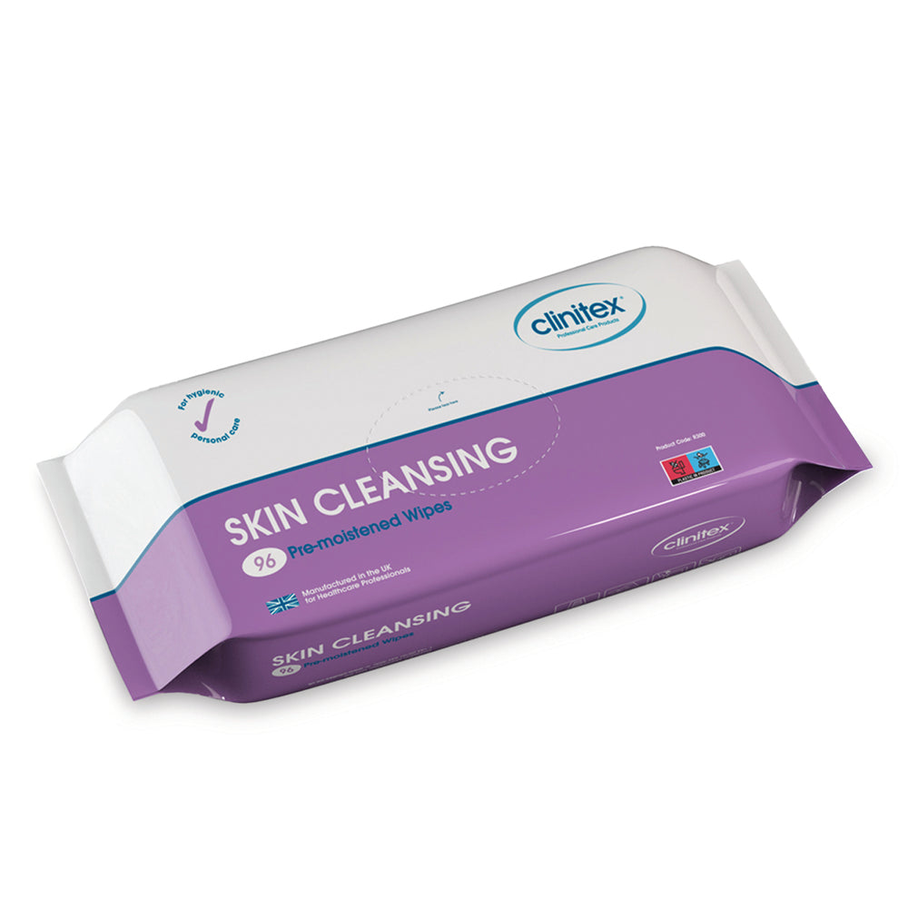 Clinitex Incontinence Wipes - Pack of 96 - G&M Medical Supply