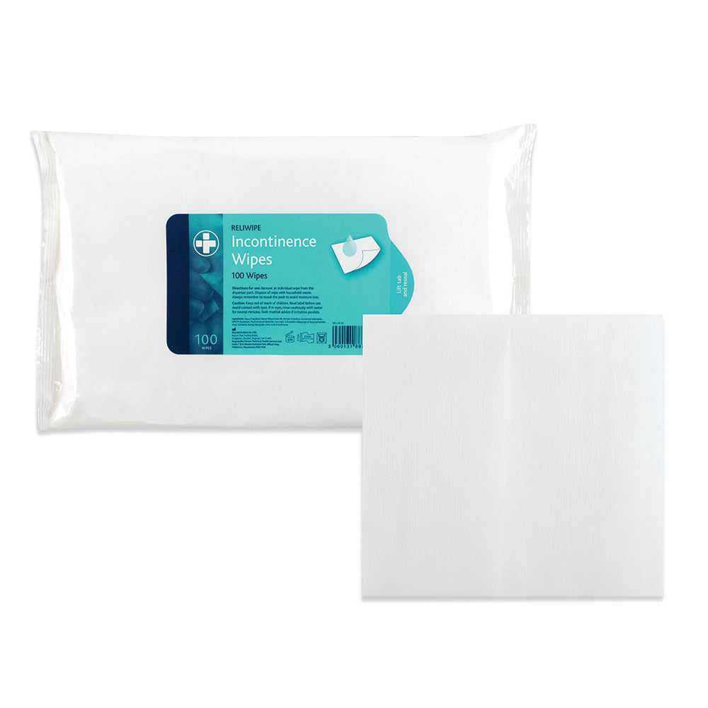 Clinitex Incontinence Wipes - Pack of 96 - G&M Medical Supply