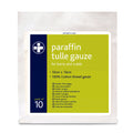 Paraffin Tulle Gauze - 10cm x 10cm - Pack of 10 - G&M Medical Supply