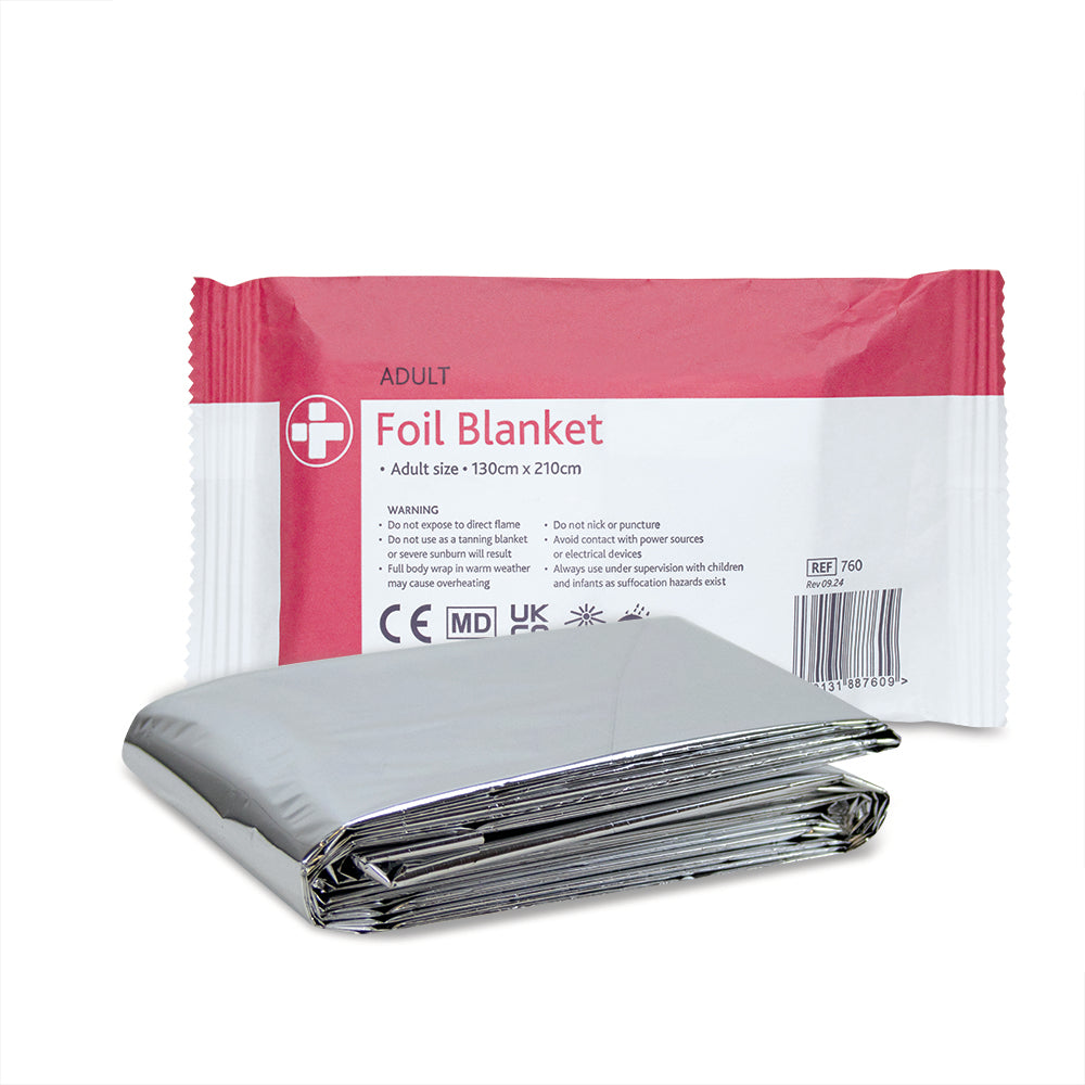 Foil Blanket - 130cm x 210cm - G&M Medical Supply