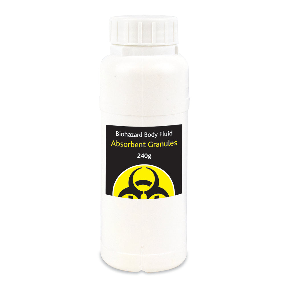 Biohazard - Body Fluid Absorbent Granules - 240g - G&M Medical Supply