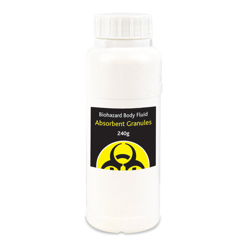 Biohazard - Body Fluid Absorbent Granules - 240g - G&M Medical Supply