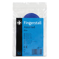 Fingerstall - Assorted - Blue - Pack of 10 - G&M Medical Supply