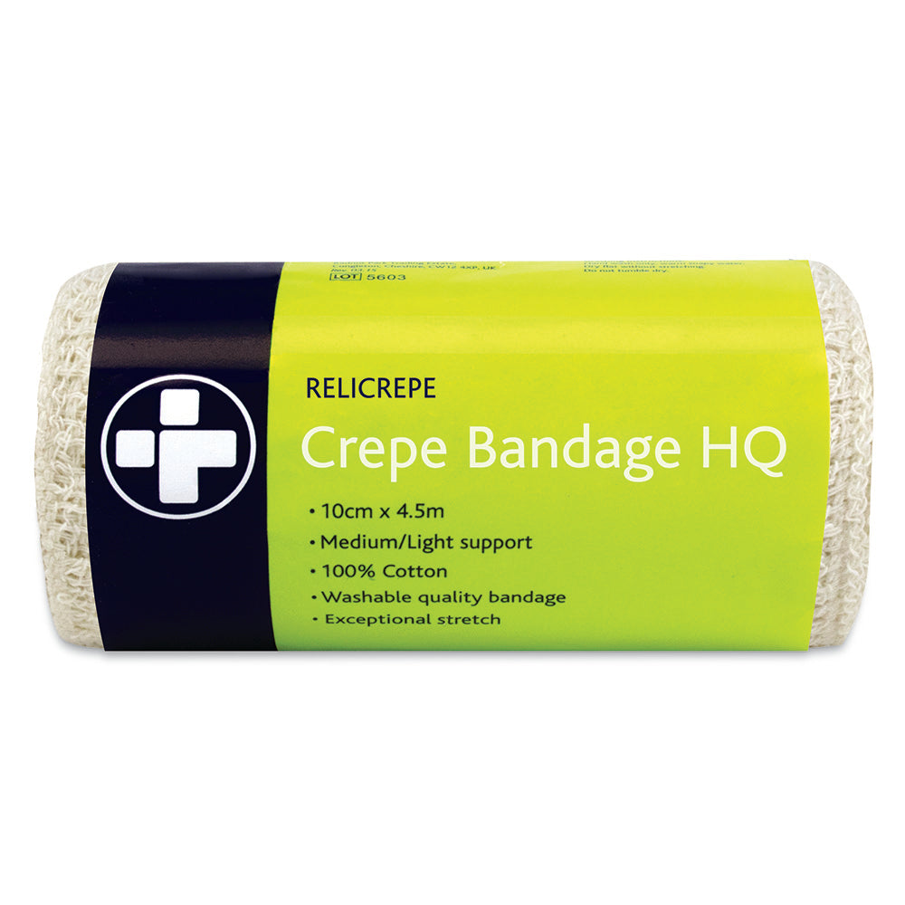 Relicrepe Crepe Bandage HQ - 10cm x 4m - G&M Medical Supply