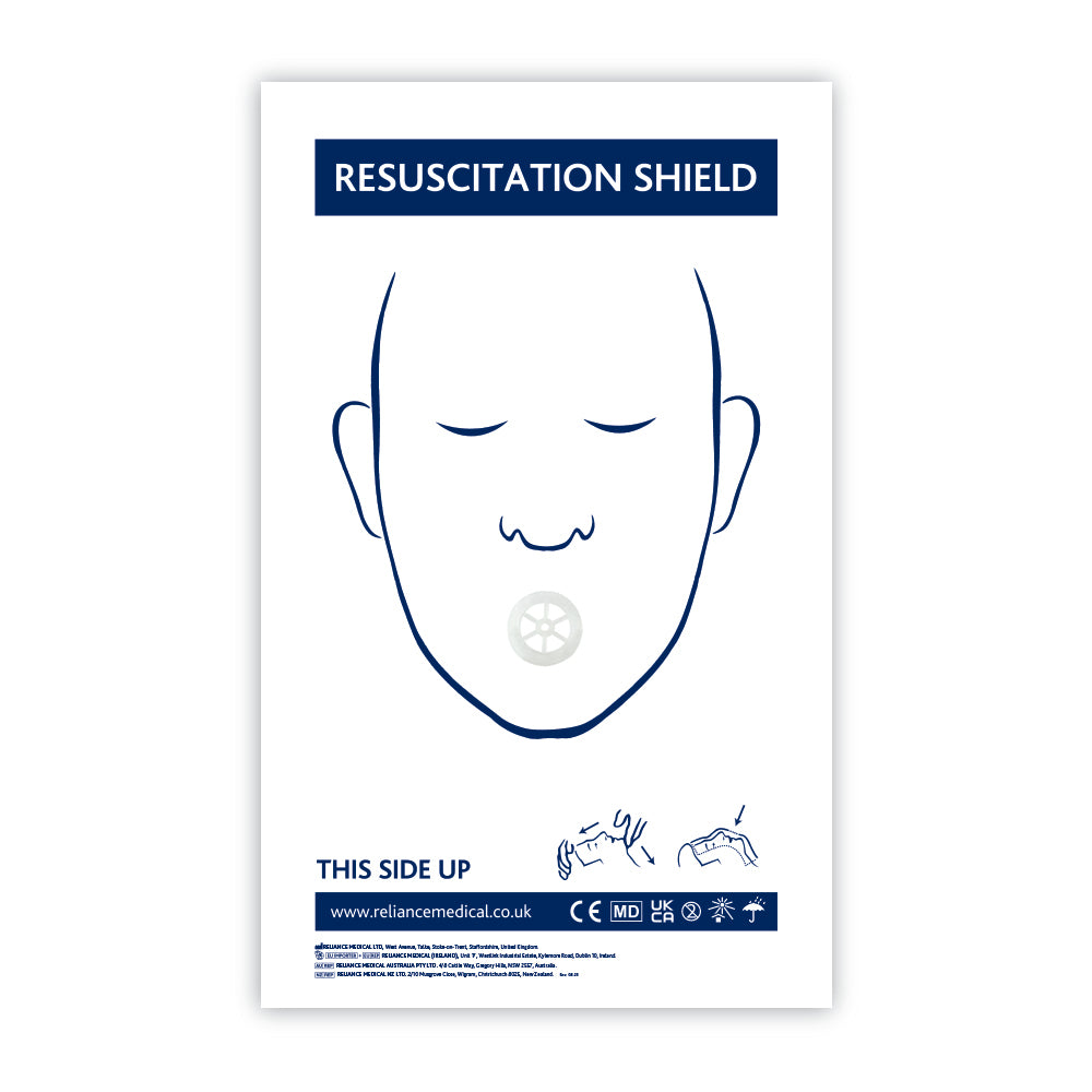 Rebreath Mouth to Mouth Shield with Valve - G&M Medical Supply